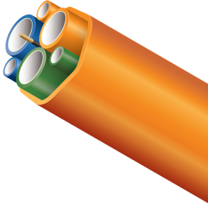 FuturePath configuration consisting of two or more different sizes of conduit and/or MicroDucts. A perfect choice for customers who need to run micro cables and larger standard fiber cables at the same time, or would like to plan for future possibilities. 